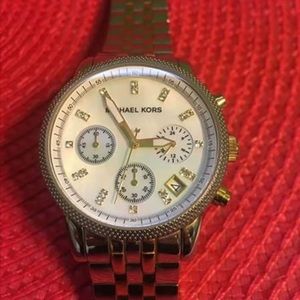 Michael Kors silver / gold two tone watch